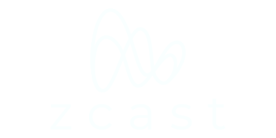 Zcast logo branding Zcast logo branding